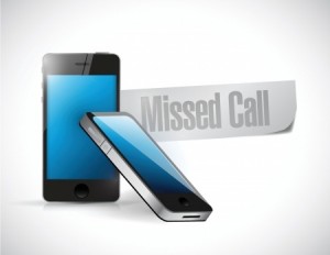 one ring missed call service