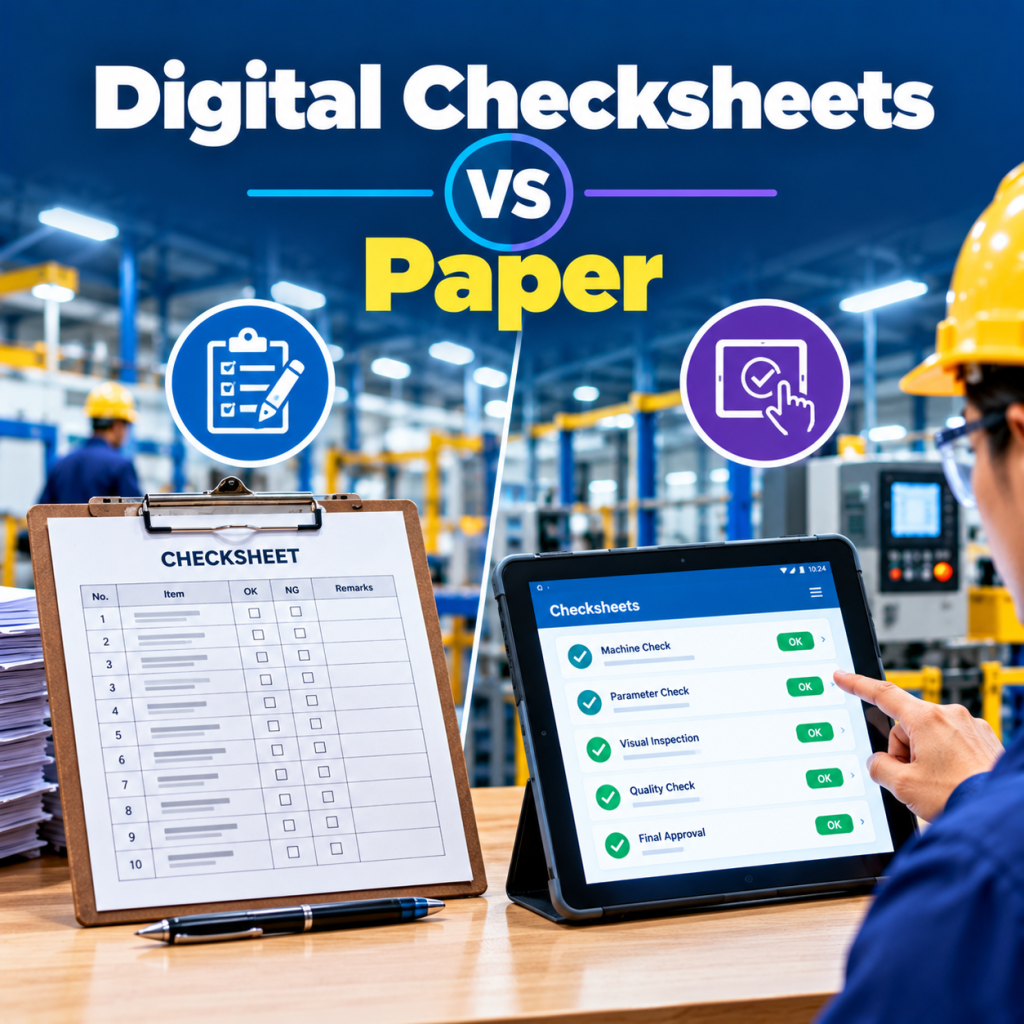 digital checksheets vs paper