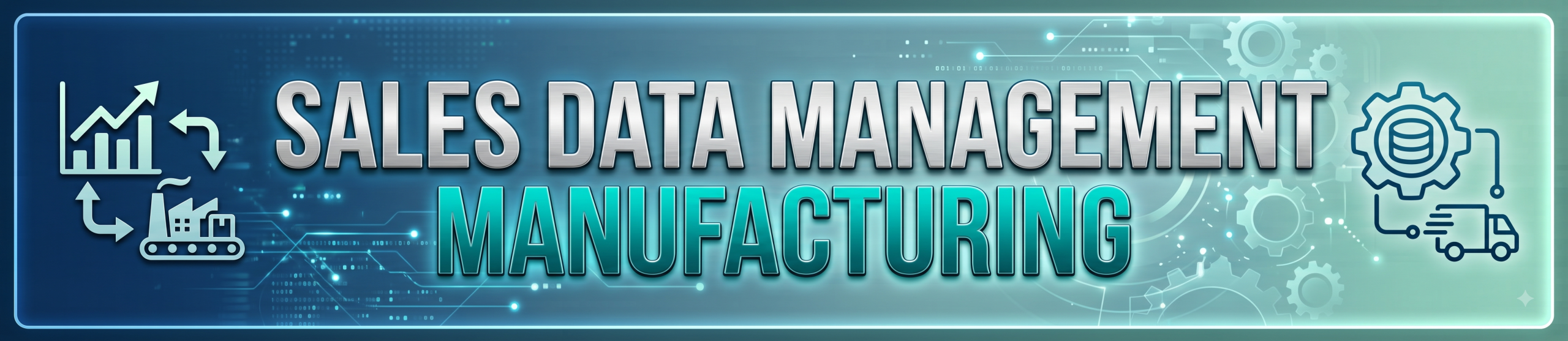 sales data management manufacturing