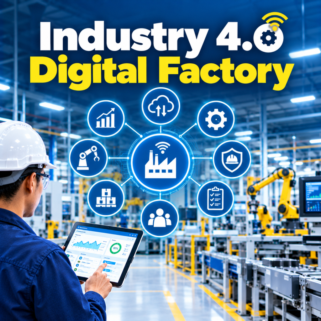 What Is Industry 4.0 and How Digital Factories Are Changing Manufacturing