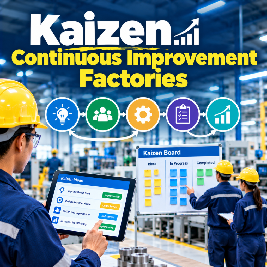 kaizen continuous improvement factories